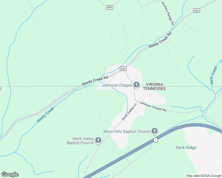 map of restaurants, bars, coffee shops, grocery stores, and more near 115 Reedy Creek Rd in Bristol