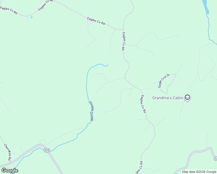 map of restaurants, bars, coffee shops, grocery stores, and more near 125 Koala Ridge Road in Byrdstown