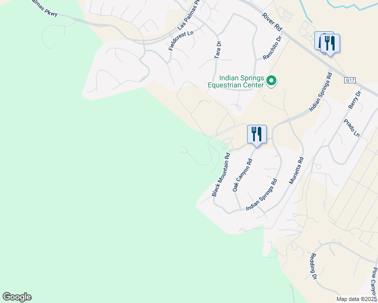 map of restaurants, bars, coffee shops, grocery stores, and more near 270 River Road in Salinas