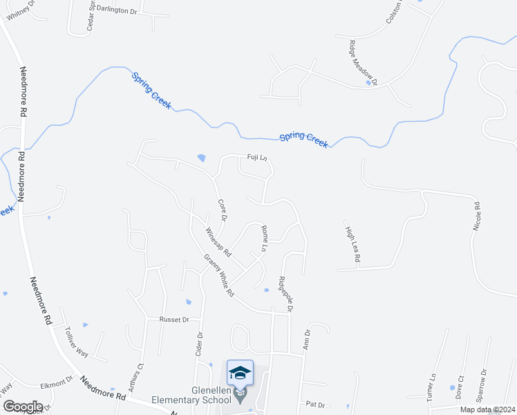 map of restaurants, bars, coffee shops, grocery stores, and more near 2896 Sharpie Drive in Clarksville