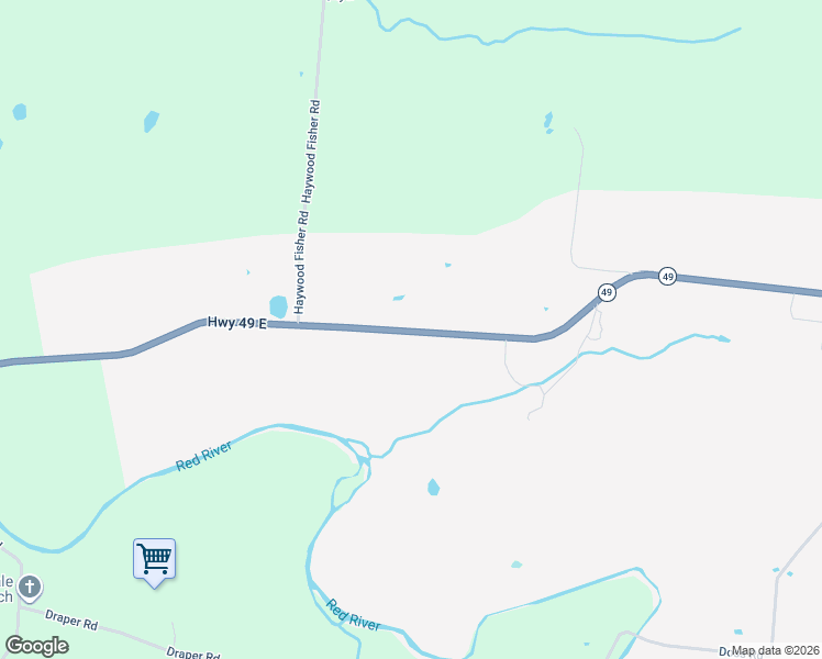 map of restaurants, bars, coffee shops, grocery stores, and more near 8689 Tennessee 49 in Orlinda