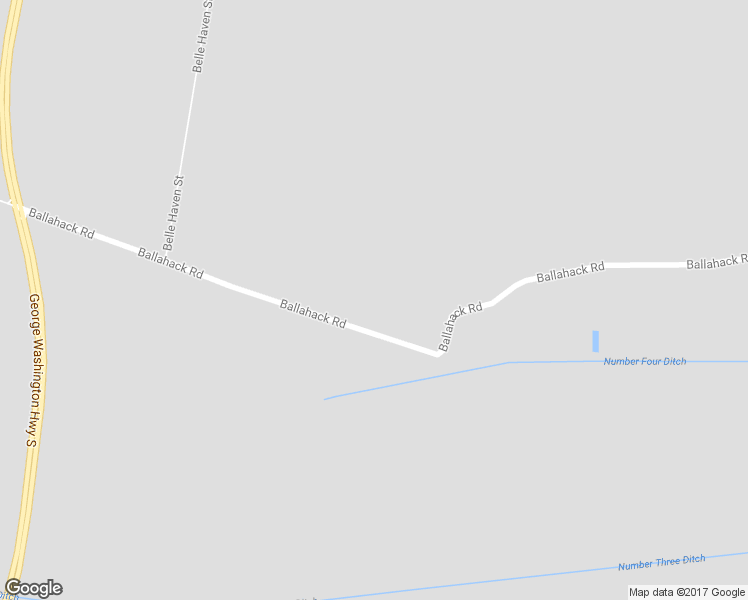 map of restaurants, bars, coffee shops, grocery stores, and more near 4808 Ballahack Road in Chesapeake