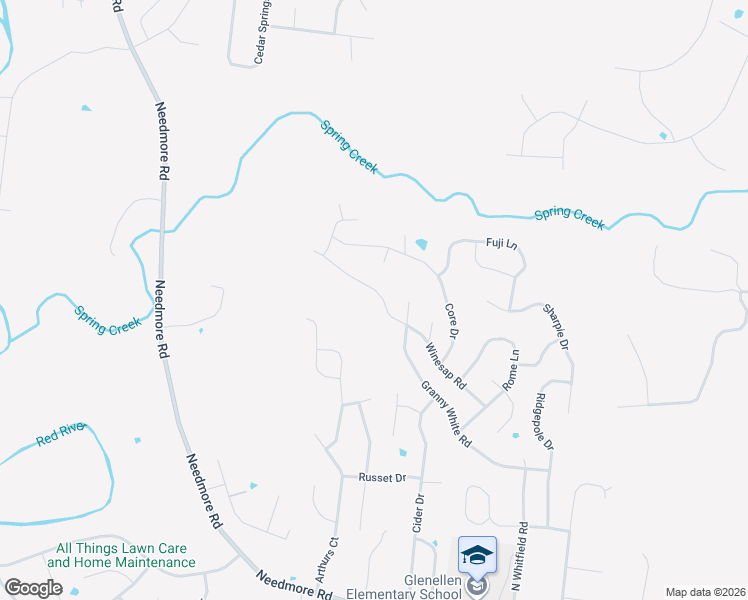 map of restaurants, bars, coffee shops, grocery stores, and more near 2985 Core Drive in Clarksville