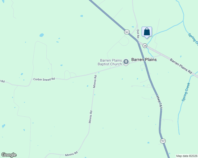 map of restaurants, bars, coffee shops, grocery stores, and more near 5710 Minnis Road in Springfield