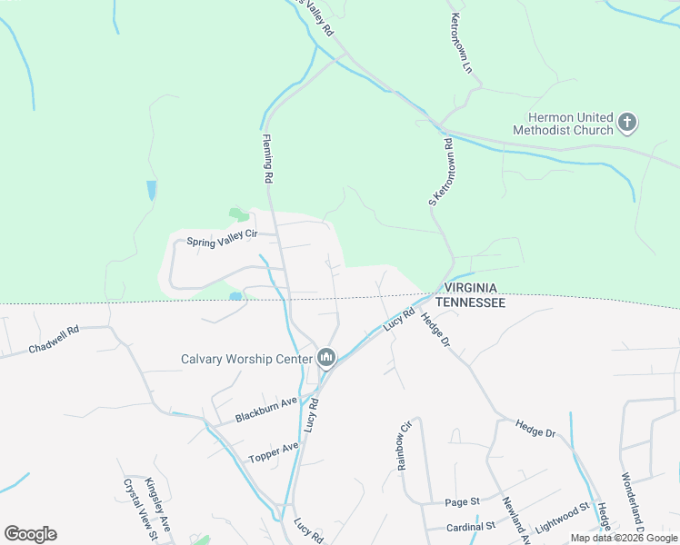 map of restaurants, bars, coffee shops, grocery stores, and more near 372 Ernie Drive in Kingsport