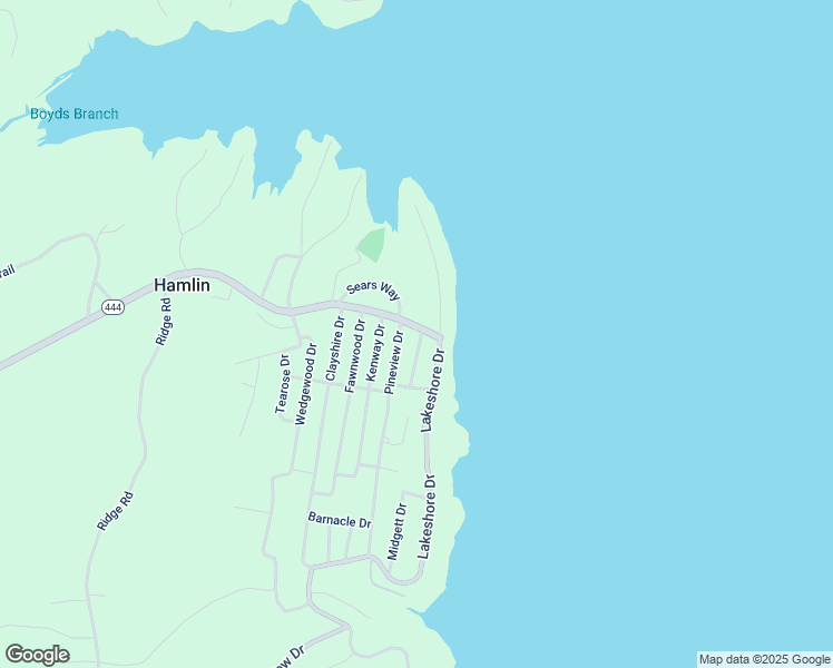 map of restaurants, bars, coffee shops, grocery stores, and more near 1-15 Pineview Drive in New Concord