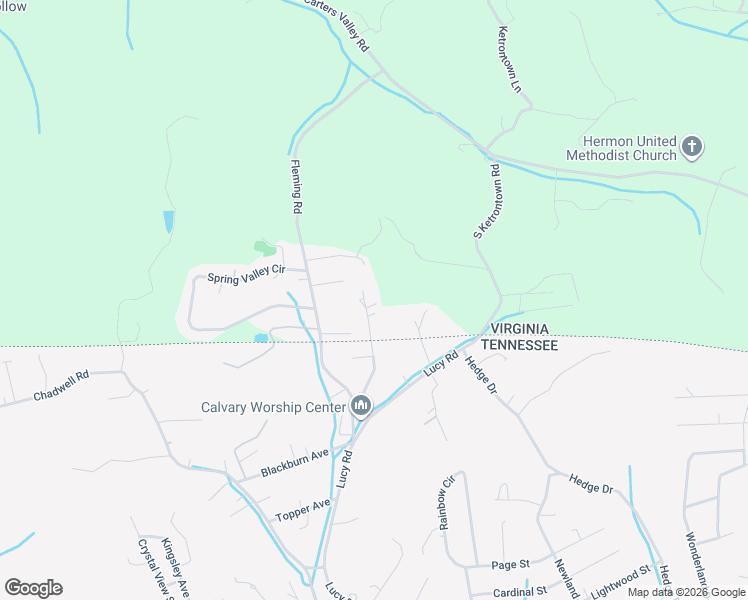 map of restaurants, bars, coffee shops, grocery stores, and more near 372 Ernie Drive in Kingsport