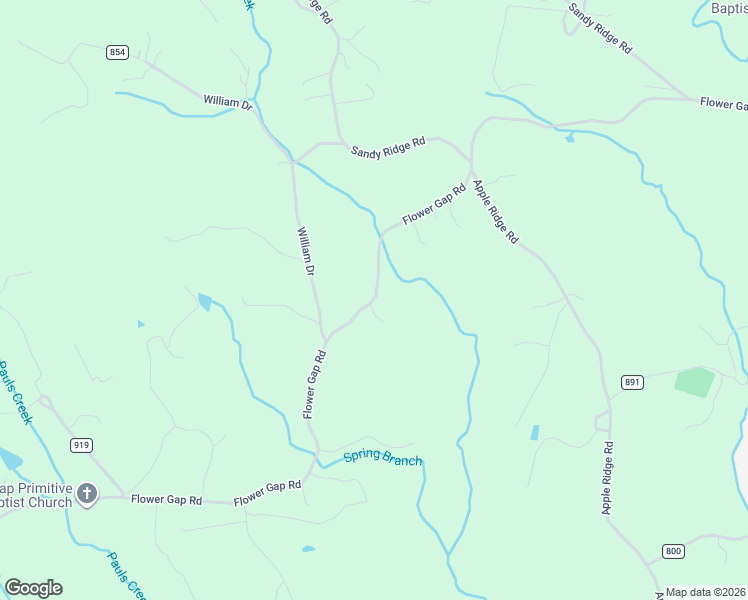 map of restaurants, bars, coffee shops, grocery stores, and more near Flower Gap Road in Cana