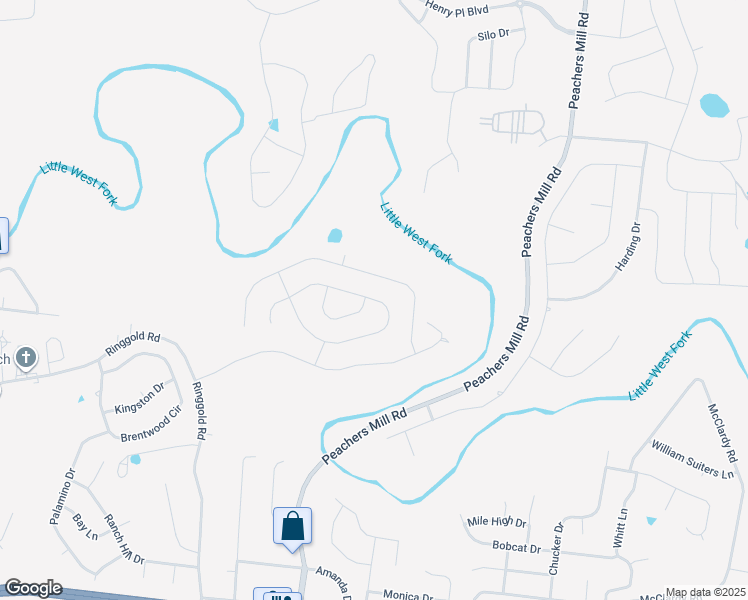 map of restaurants, bars, coffee shops, grocery stores, and more near 776 Crestone Lane in Clarksville