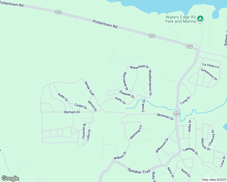 map of restaurants, bars, coffee shops, grocery stores, and more near Nichols Drive in Calloway County
