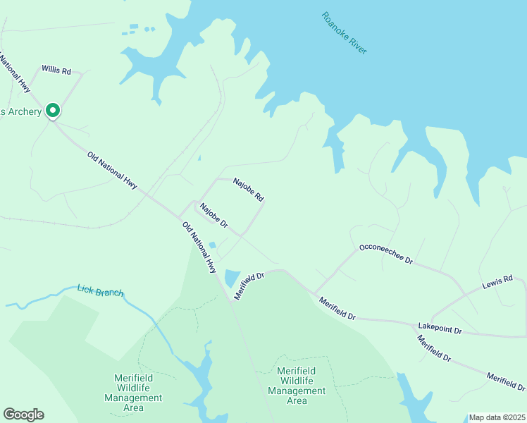 map of restaurants, bars, coffee shops, grocery stores, and more near 114 Najobe Road in Clarksville