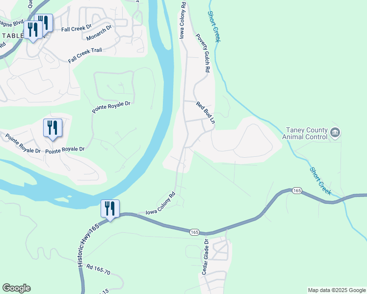 map of restaurants, bars, coffee shops, grocery stores, and more near 805 Iowa Colony Road in Hollister