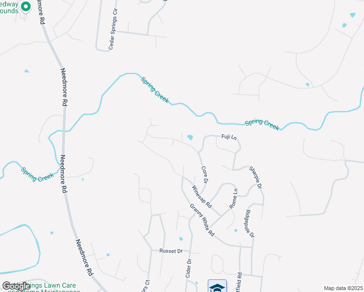 map of restaurants, bars, coffee shops, grocery stores, and more near 2985 Core Drive in Clarksville