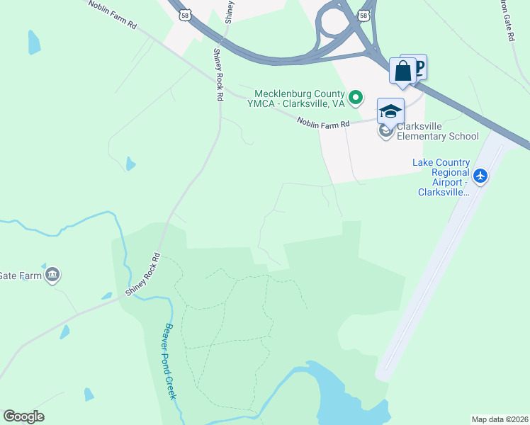 map of restaurants, bars, coffee shops, grocery stores, and more near 552 Overlook Road in Clarksville