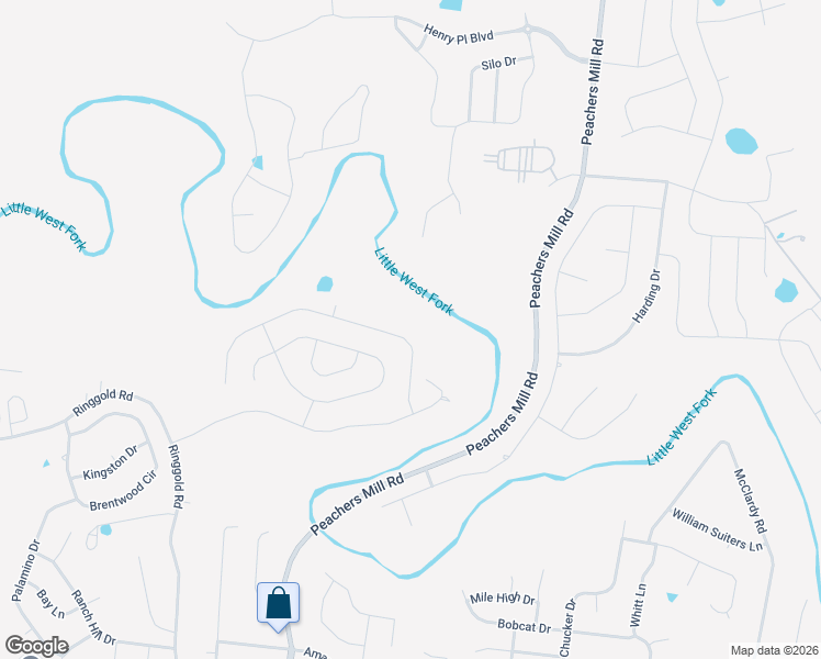 map of restaurants, bars, coffee shops, grocery stores, and more near 140 Blue Hole Road in Clarksville