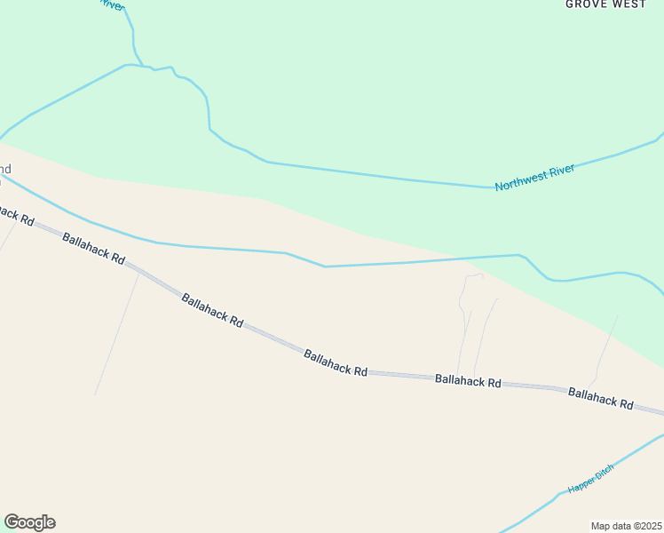map of restaurants, bars, coffee shops, grocery stores, and more near 3324 Ballahack Road in Chesapeake