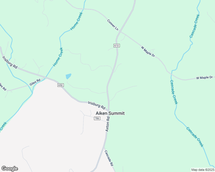 map of restaurants, bars, coffee shops, grocery stores, and more near Axton Road in Henry County