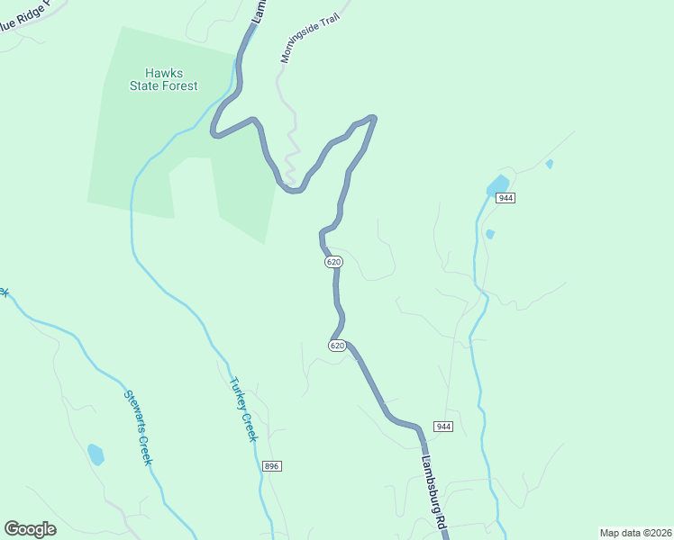 map of restaurants, bars, coffee shops, grocery stores, and more near Lambsburg Road in Lambsburg
