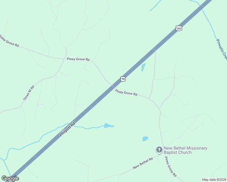 map of restaurants, bars, coffee shops, grocery stores, and more near 12201 Philpott Road in Alton