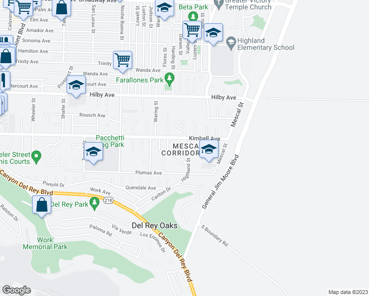 map of restaurants, bars, coffee shops, grocery stores, and more near 1490 Siler Lane in Seaside