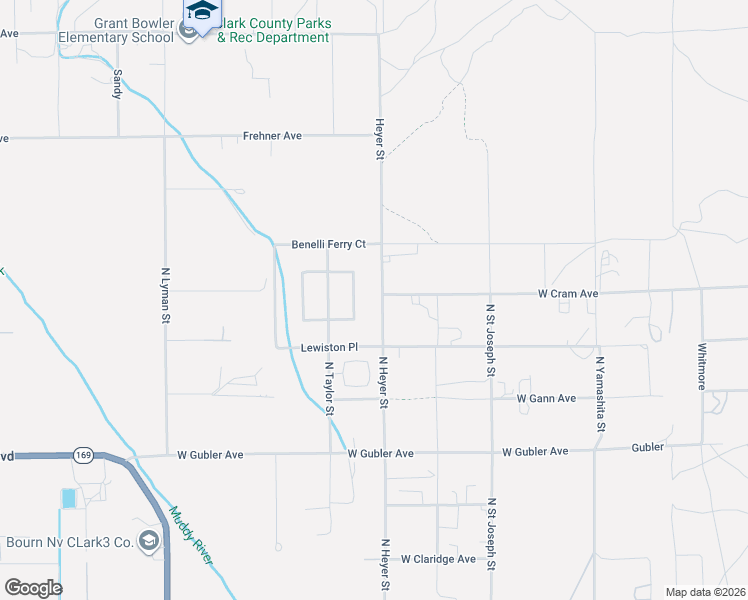 map of restaurants, bars, coffee shops, grocery stores, and more near 3195 North Heyer Street in Moapa Valley