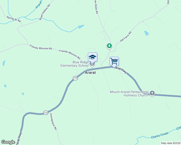 map of restaurants, bars, coffee shops, grocery stores, and more near in Ararat