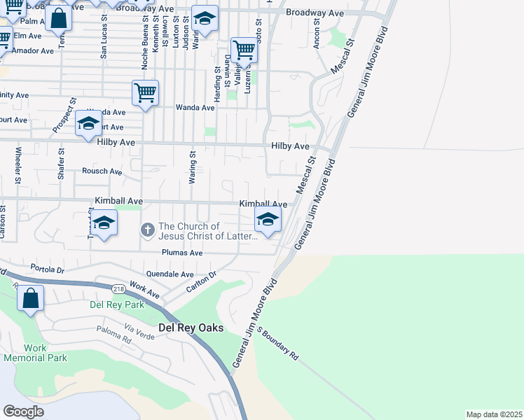 map of restaurants, bars, coffee shops, grocery stores, and more near 1620 Kimball Avenue in Seaside