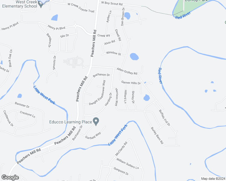 map of restaurants, bars, coffee shops, grocery stores, and more near 968 Harding Drive in Clarksville