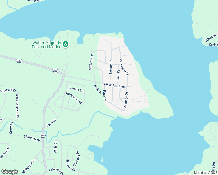 map of restaurants, bars, coffee shops, grocery stores, and more near 2-74 Pam Lane in Murray