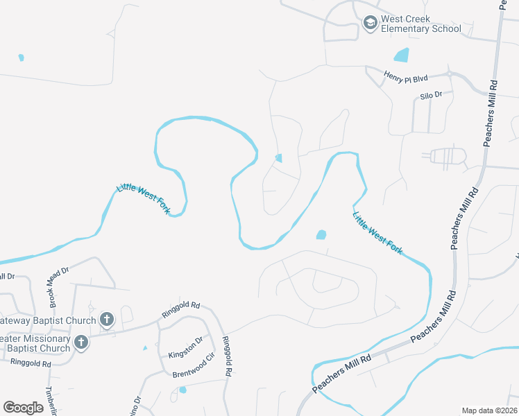 map of restaurants, bars, coffee shops, grocery stores, and more near Castlerock Drive in Clarksville