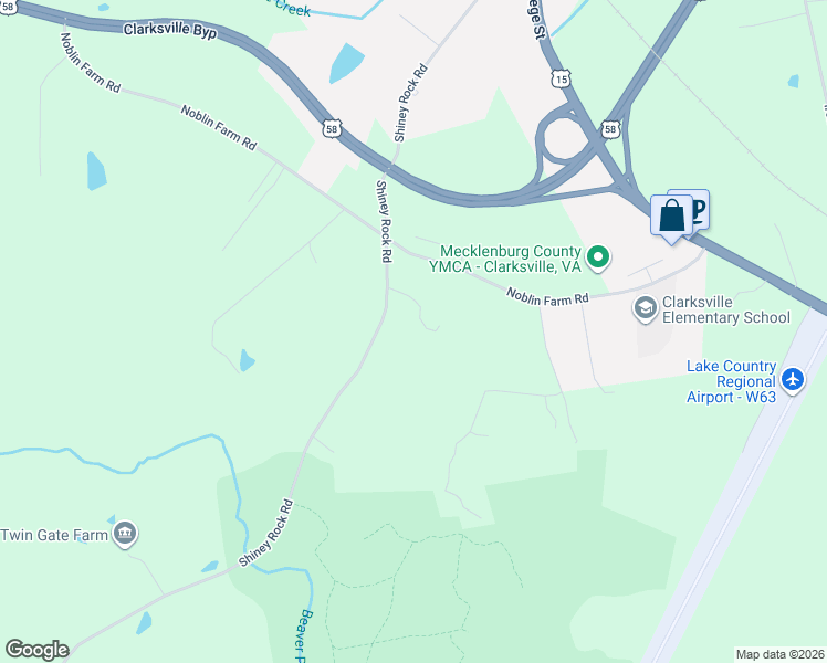 map of restaurants, bars, coffee shops, grocery stores, and more near 154-198 Pinecrest Acres in Clarksville