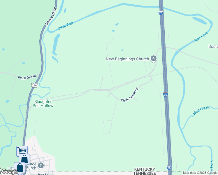 map of restaurants, bars, coffee shops, grocery stores, and more near 4753 State Highway 1804 in Williamsburg
