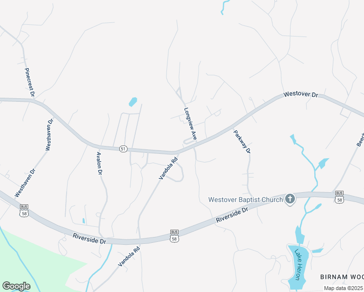 map of restaurants, bars, coffee shops, grocery stores, and more near 3804 Westover Drive in Danville