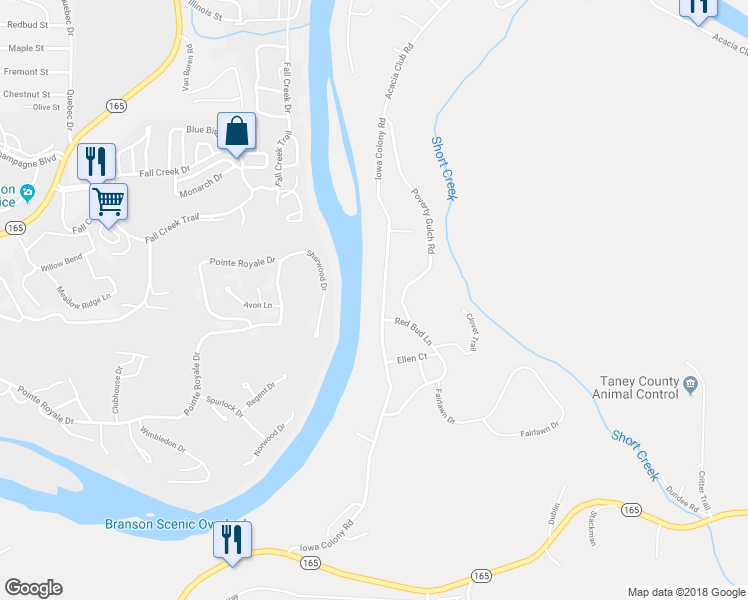 map of restaurants, bars, coffee shops, grocery stores, and more near 548 Iowa Colony Road in Hollister