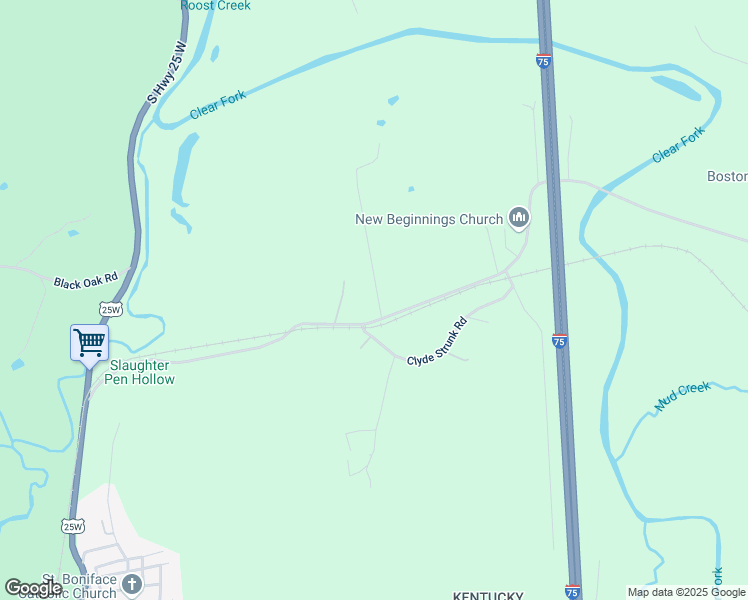 map of restaurants, bars, coffee shops, grocery stores, and more near 4753 State Highway 1804 in Williamsburg