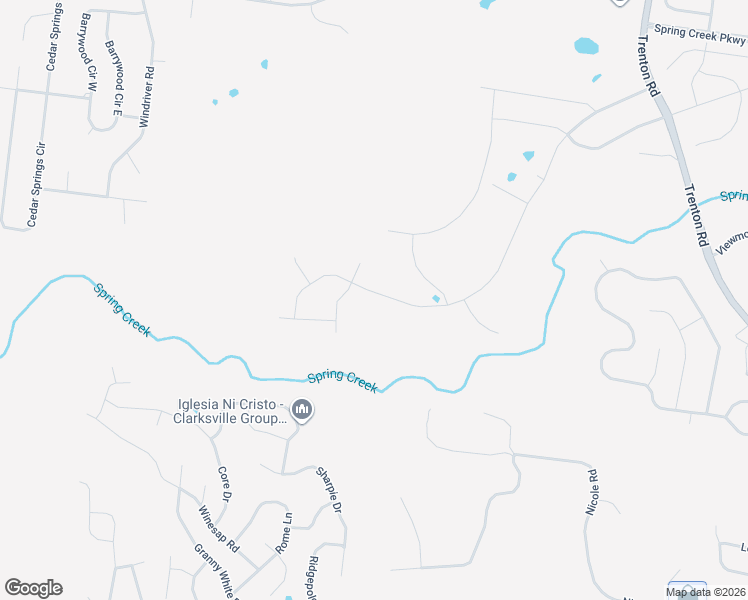 map of restaurants, bars, coffee shops, grocery stores, and more near 3101 Timberdale Drive in Clarksville