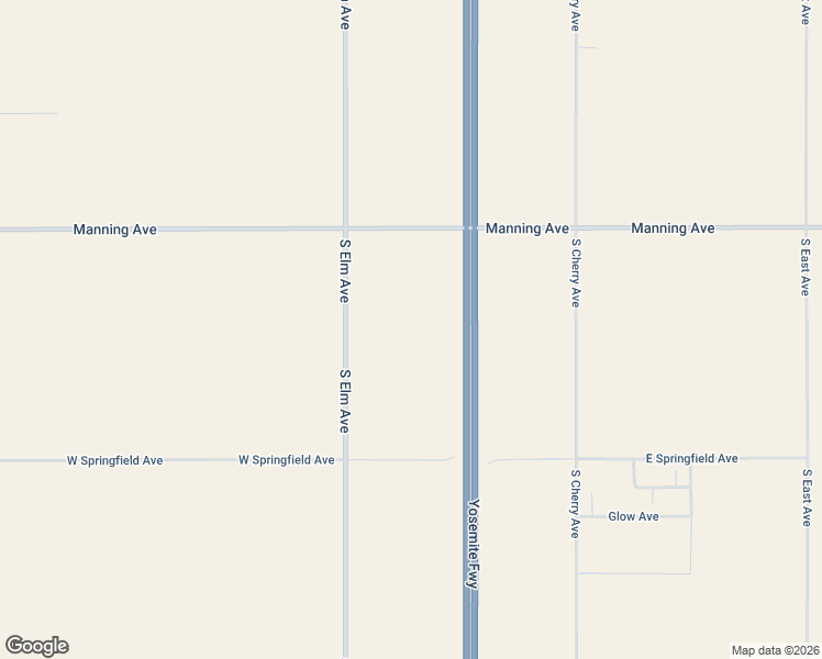 map of restaurants, bars, coffee shops, grocery stores, and more near 9250 South Elm Avenue in Fresno