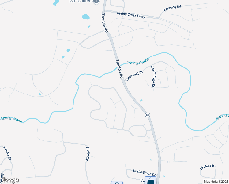 map of restaurants, bars, coffee shops, grocery stores, and more near 625 Winding Bluff Way in Clarksville