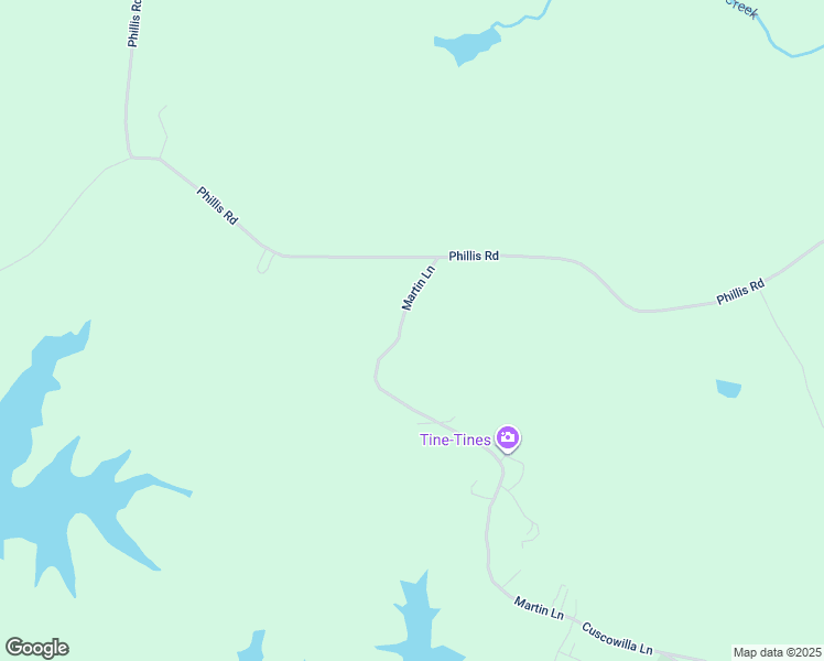 map of restaurants, bars, coffee shops, grocery stores, and more near 873-1099 Martin Lane in Boydton