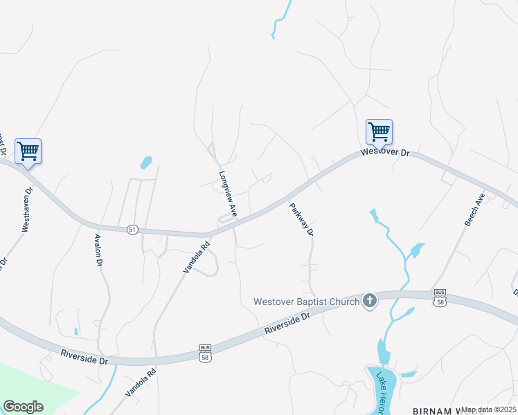 map of restaurants, bars, coffee shops, grocery stores, and more near 3738 Westover Drive in Danville