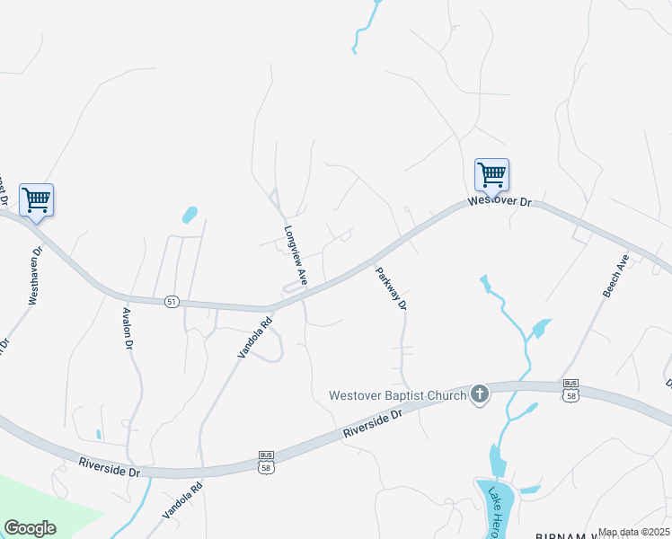 map of restaurants, bars, coffee shops, grocery stores, and more near 3738 Westover Drive in Danville