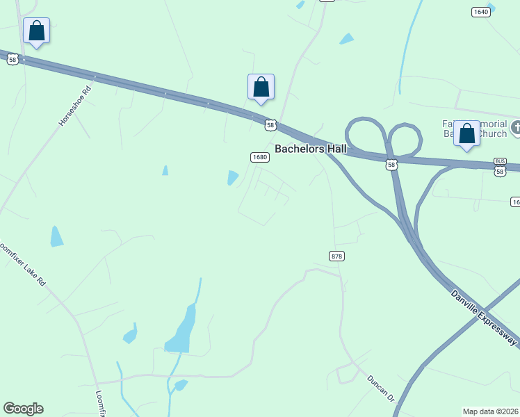 map of restaurants, bars, coffee shops, grocery stores, and more near 533 Pineview Road in Danville