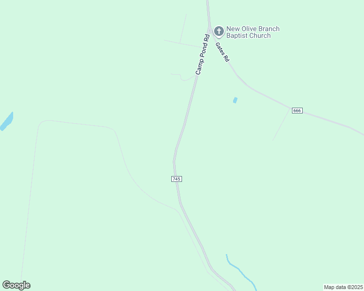 map of restaurants, bars, coffee shops, grocery stores, and more near 10758 Camp Pond Road in Suffolk