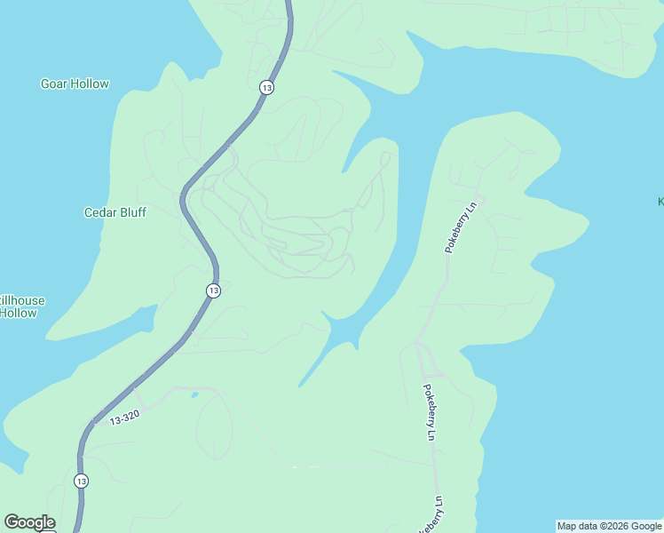 map of restaurants, bars, coffee shops, grocery stores, and more near 96 Ozark Mountain Resort Drive in Kimberling City