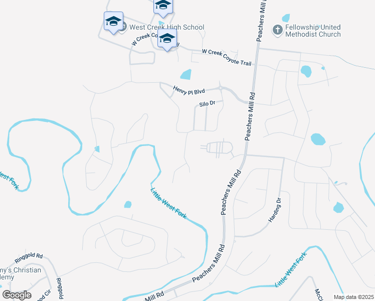 map of restaurants, bars, coffee shops, grocery stores, and more near 980 Smoots Drive in Clarksville