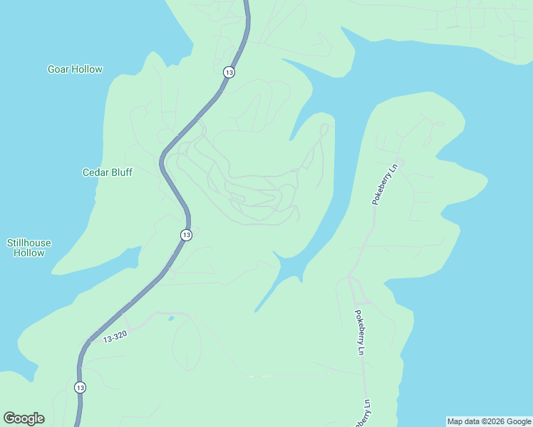 map of restaurants, bars, coffee shops, grocery stores, and more near 96 Ozark Mountain Resort Drive in Kimberling City