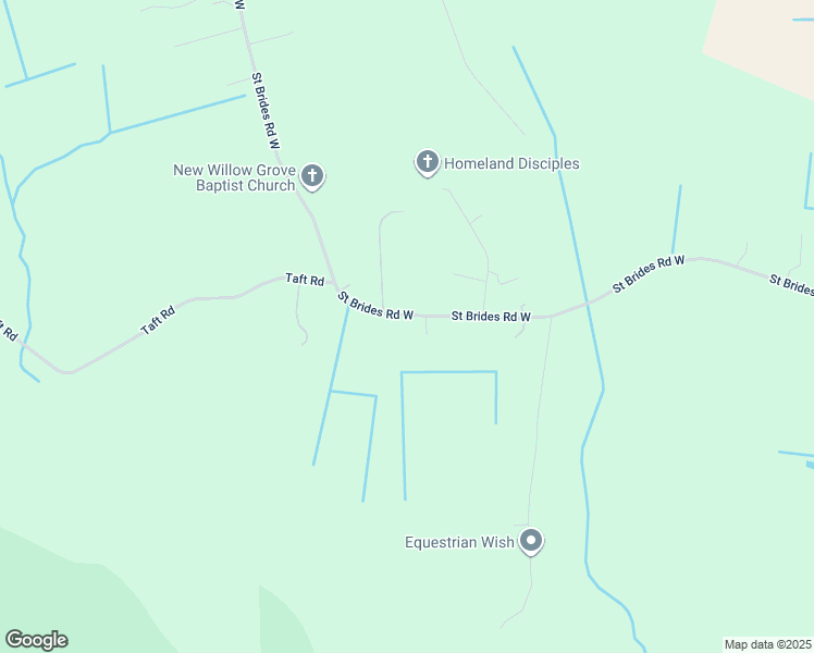 map of restaurants, bars, coffee shops, grocery stores, and more near 624 Saint Brides Road West in Chesapeake