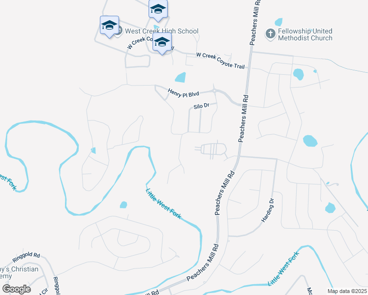 map of restaurants, bars, coffee shops, grocery stores, and more near 980 Smoots Drive in Clarksville