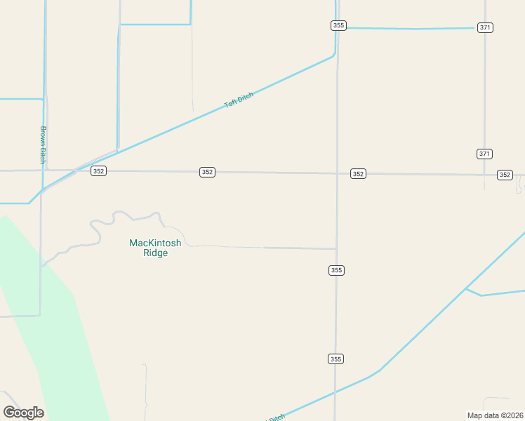 map of restaurants, bars, coffee shops, grocery stores, and more near 4070 County Road 352 in Harviell