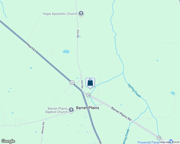 map of restaurants, bars, coffee shops, grocery stores, and more near 4352 Dot Road in Springfield